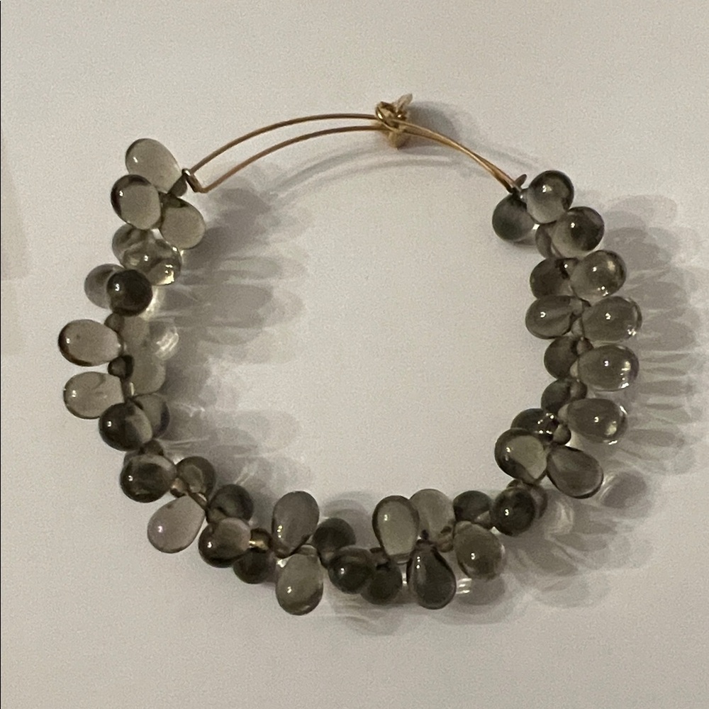Alex and Ani Gray Beaded Jupiter Bracelet NWOT